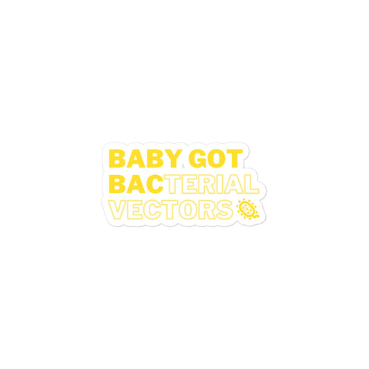 Baby Got Bac - Sticker - Yellow