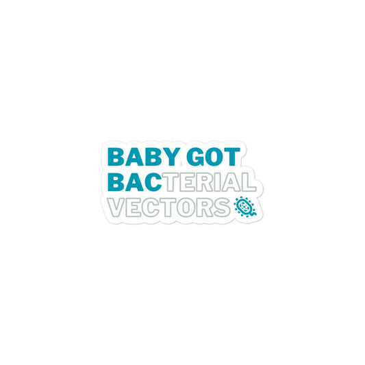 Baby Got Bac - Sticker - Teal