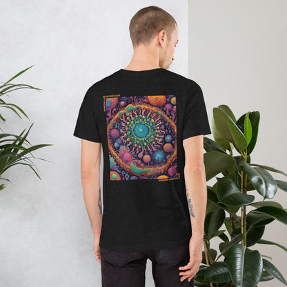 Mischievous Microbes - Graphic T-shirt - Hidden Worlds Design N.03 (Unisex Tshirt for Scientists)