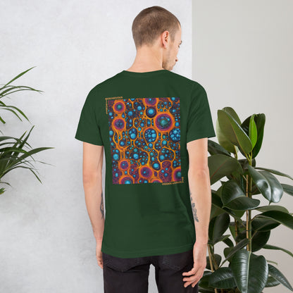 Mischievous Microbes - Graphic T-shirt - Hidden Worlds Design N.04 (Unisex Tshirt for Scientists)