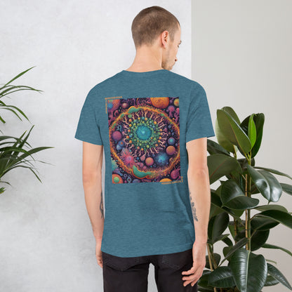 Mischievous Microbes - Graphic T-shirt - Hidden Worlds Design N.03 (Unisex Tshirt for Scientists)