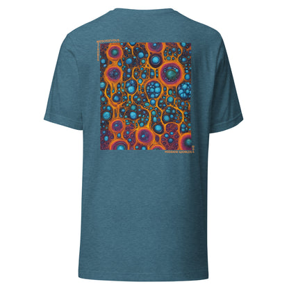 Mischievous Microbes - Graphic T-shirt - Hidden Worlds Design N.04 (Unisex Tshirt for Scientists)