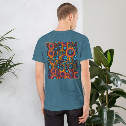 Mischievous Microbes - Graphic T-shirt - Hidden Worlds Design N.04 (Unisex Tshirt for Scientists)