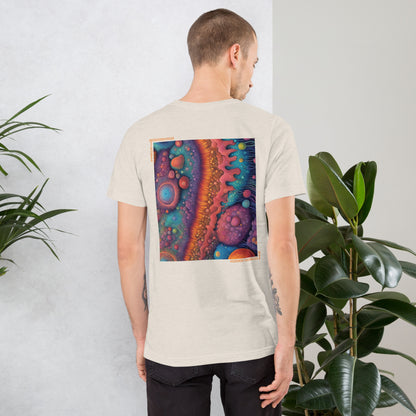 Mischievous Microbes - Graphic T-shirt - Hidden Worlds Design N.02 (Unisex Tshirt for Scientists)