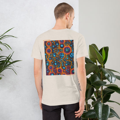 Mischievous Microbes - Graphic T-shirt - Hidden Worlds Design N.04 (Unisex Tshirt for Scientists)