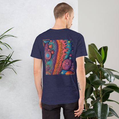 Mischievous Microbes - Graphic T-shirt - Hidden Worlds Design N.02 (Unisex Tshirt for Scientists)