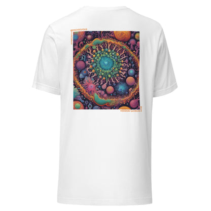 Mischievous Microbes - Graphic T-shirt - Hidden Worlds Design N.03 (Unisex Tshirt for Scientists)