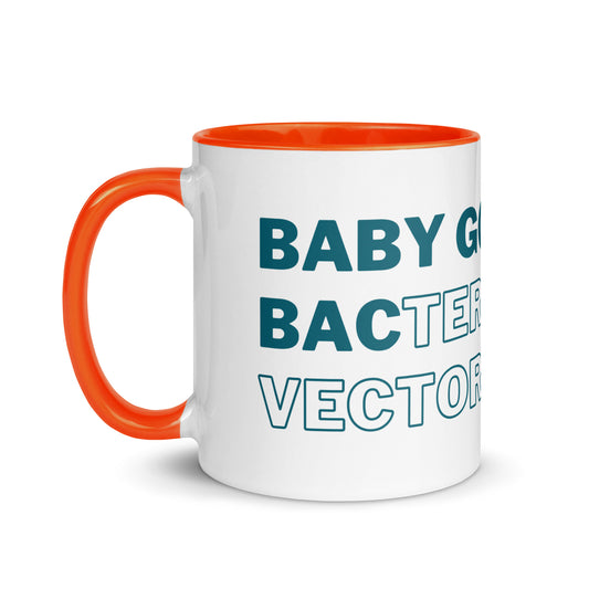 Baby Got Bac - Teal Text, Orange Inside