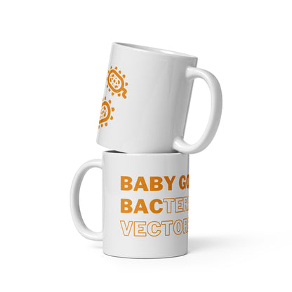 Baby Got Bac - Mug - Orange Text, White Inside