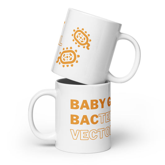 Baby Got Bac - Mug - Orange Text, White Inside